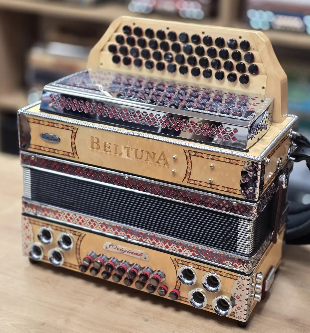 Rabljena harmonika Beltuna Blue Line G-C-F-B + MIDI – fotografija 3